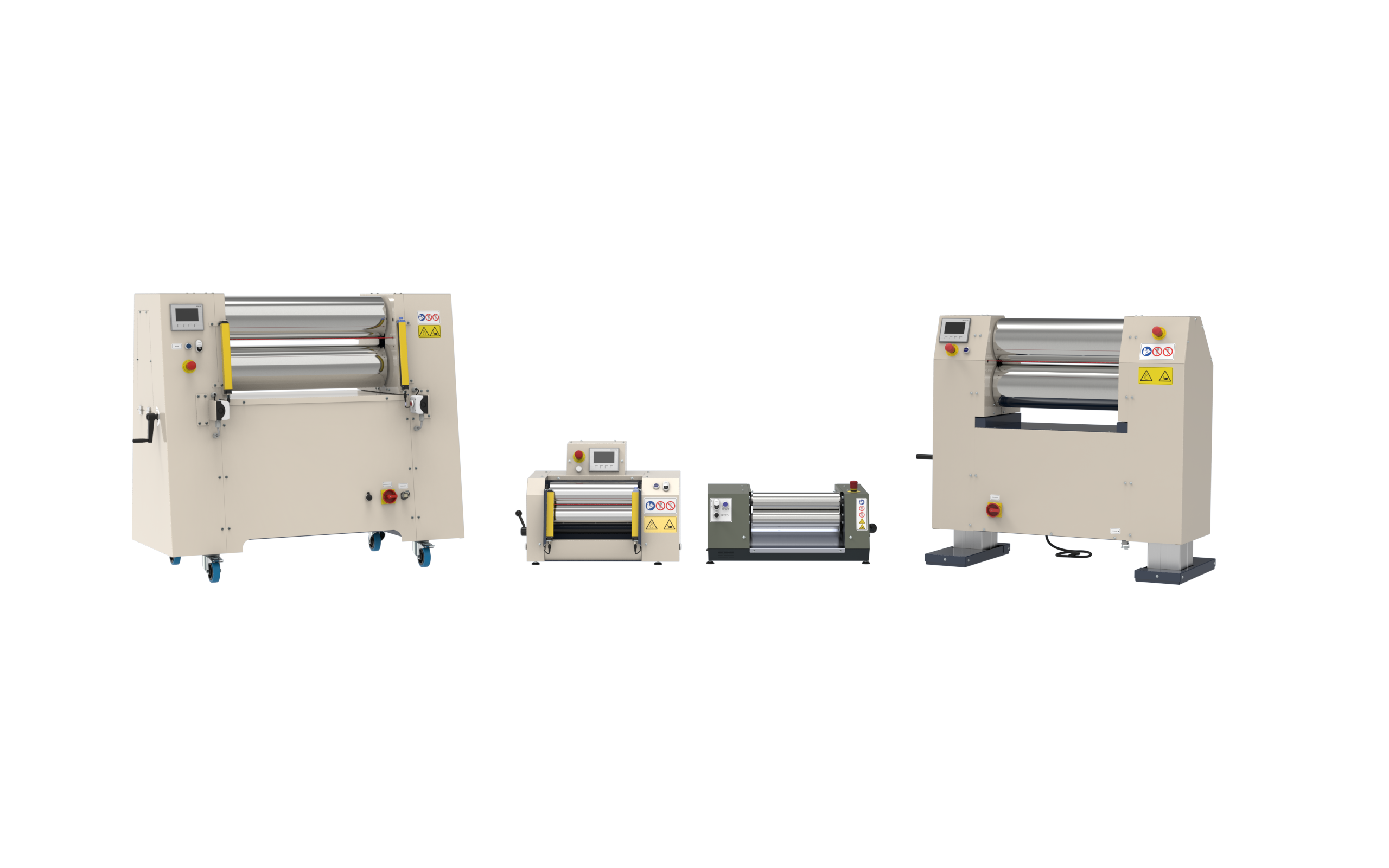 Machines for mixing HCR silicones